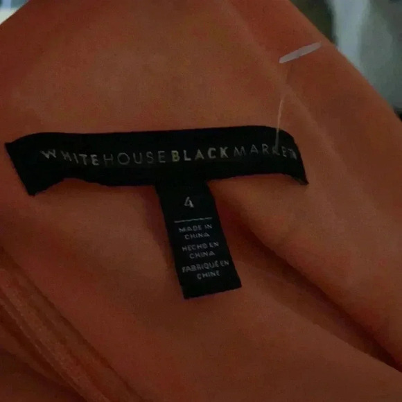 White House Black Market Asymmetrical Floral Print Midi Dress Size 4 (NWOT) - Picture 7 of 7